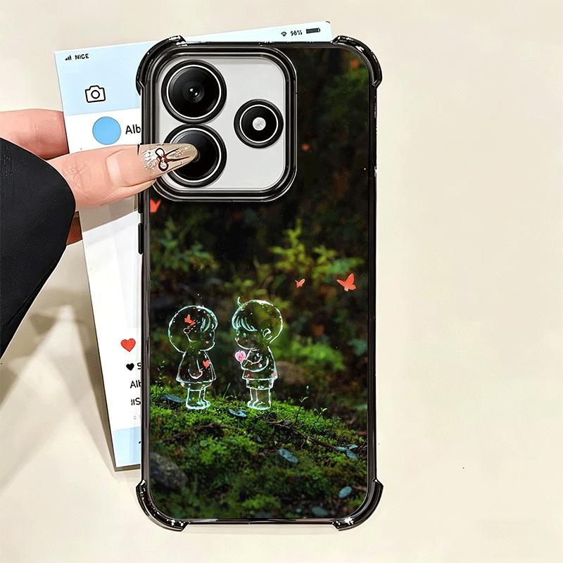 Nature Cute Child Painting Style Soft Phone Case For Xiaomi Poco X7 X8 Pro Max X6 X5 X3 F8 Ultra F7 M8 M7 M5S Redmi 15C 15A 15 1