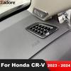 Car Front Upper Air Condition Vent Outlet Cover Trim For Honda CRV CR-V  2024 Carbon Fiber Interior Mouldings Accessories