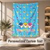 Baby Shark Tapestry, Personalized Custom Text, Wall Hanging Tapestry For Living Room Home Wall Decor