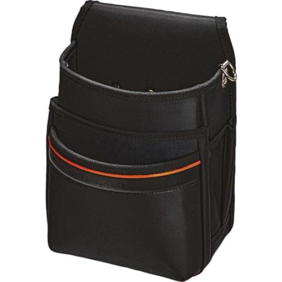 TRUSCO Waist 3-Tier Pouch, Black, TC21-A