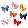 Butterfly key pendant Korean PU leather butterfly bag charm luggage accessories car keychain charm