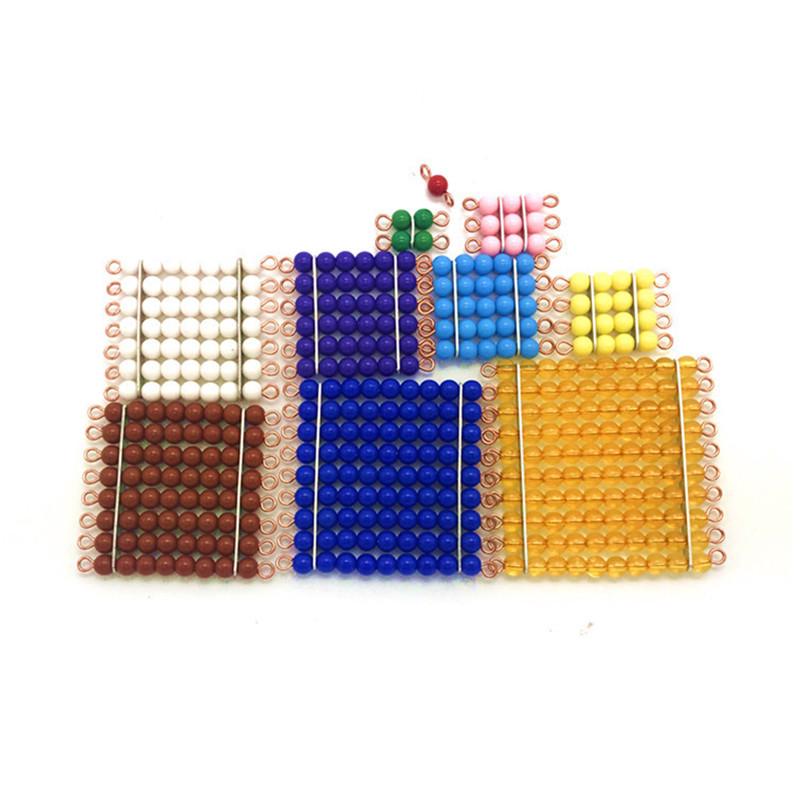 Montessori Colored Beads: Educational Toys for Infants and Toddlers