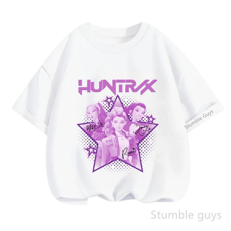 

Zoey Huntrix Kpop Demon Hunters 2025 Graphic T Shirts Men Women Retro High Quality Fashion T-shirt Casual Popular Cotton Tees 110