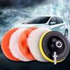 6pcs/set Universal Car Polishing Pad Kit 3/4/5/6/7 Inch Car Repair Tools Auto Detailing Waxing