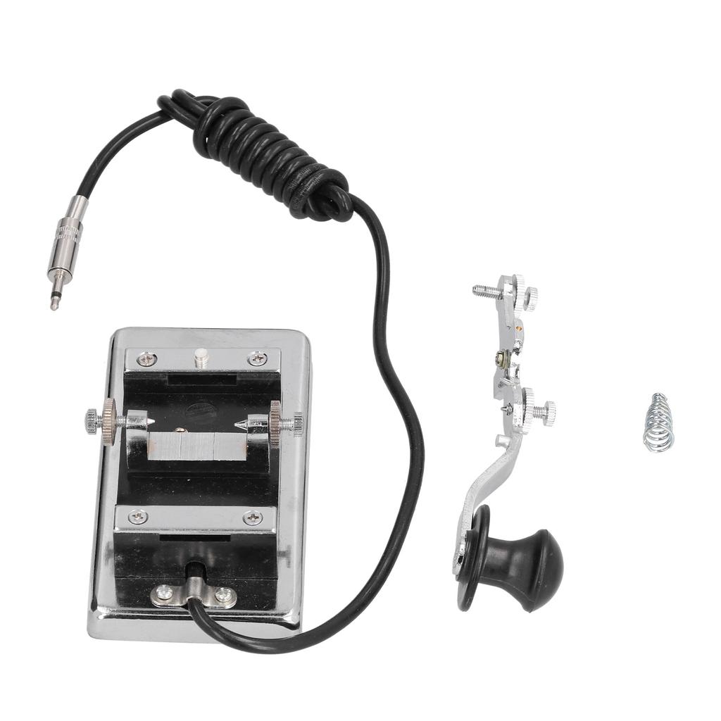 Morse Code CW Telegraph Hand Heavy Key Short Wave Radio Communication Teaching Aids HYK4