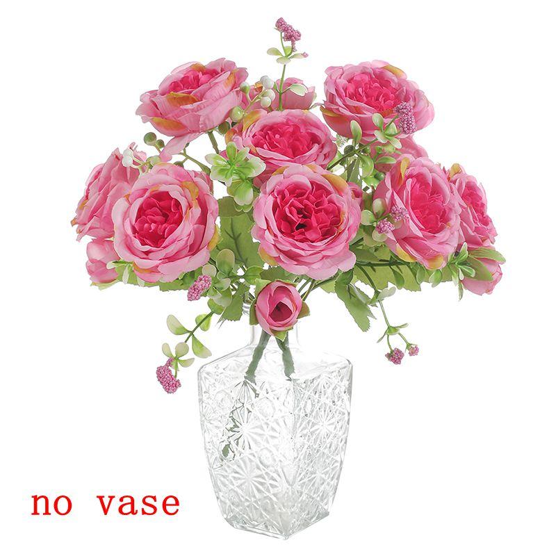

Artificial Peony Simulation Flower Bouquet 5 Big Head 2 Small Bud Flower for Table Centerpieces Home Wedding Bridal Decoration 20X29CM розы красного