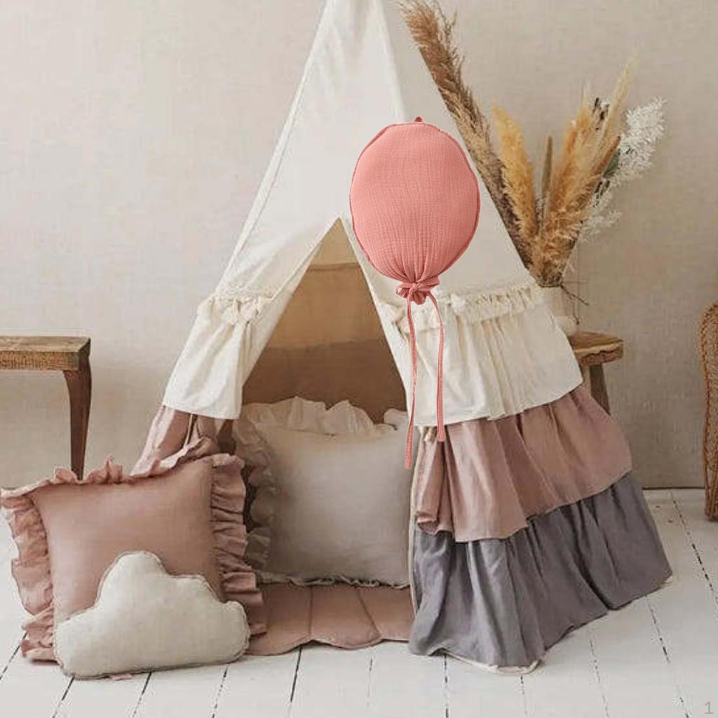 A Minimalist Fabric Balloon Decoration 3D Wall Hanging Easy to Hang 7.87"x23.62" Photo Prop