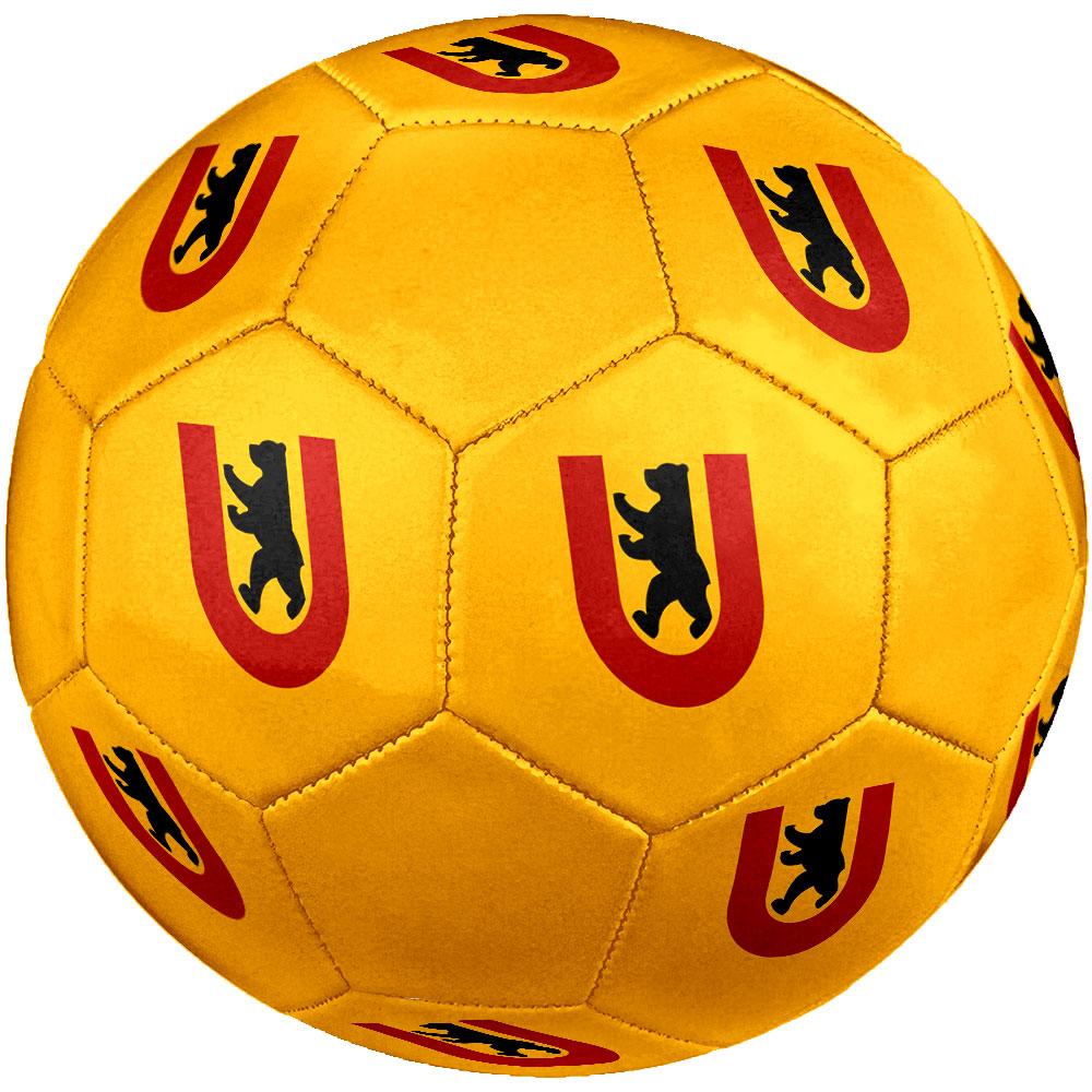Union Berlin FC Size 5 Soccer Ball, Machine-Stitched PVC, Durable & High Bounce, All Ages Fit, fan merchandise, matches & outdoor use.