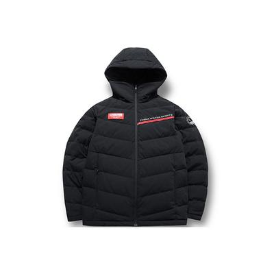 Integrated Training Series Logo Print Hooded Down Jacket Men Outerwear Black 152147951-3