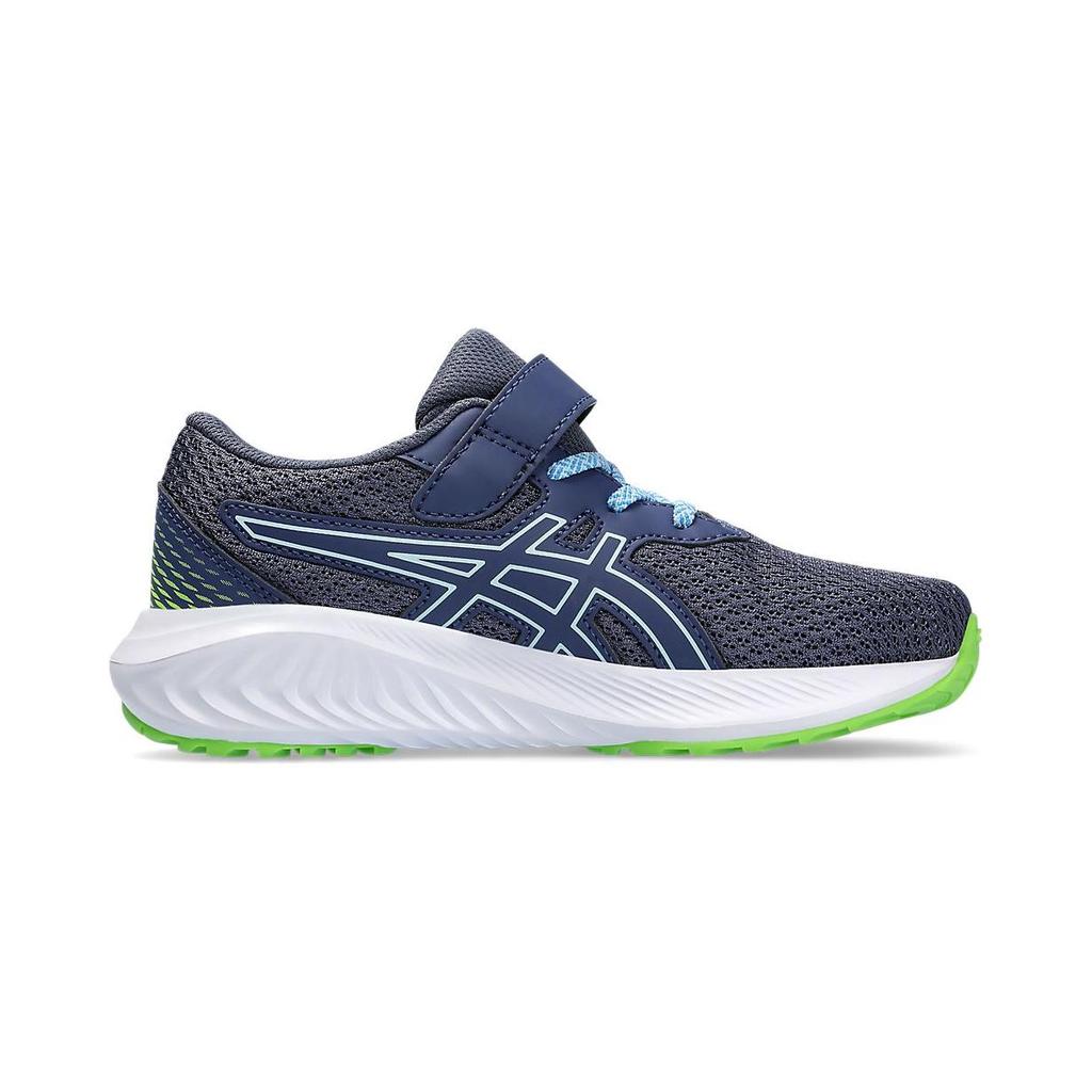 New Asics Pre Excite 10 Anti Slip Wear Resistant Low Top Kids' Running Shoes Blue Green Children Aged 3 7 Years Old 1014A297-403