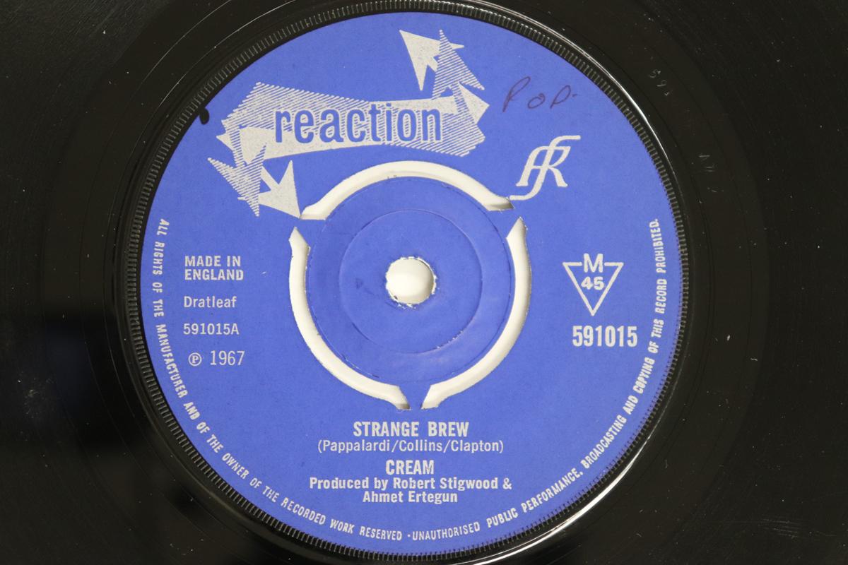 

7inch Record CREAM - Strange Brew 591015 Reaction 1967 UK Rock Used