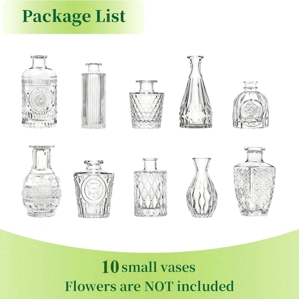 European Style Colored Glass Vase Water Nourishing Green Plants Flower Arrangements Desktop Ornaments Home Decoration