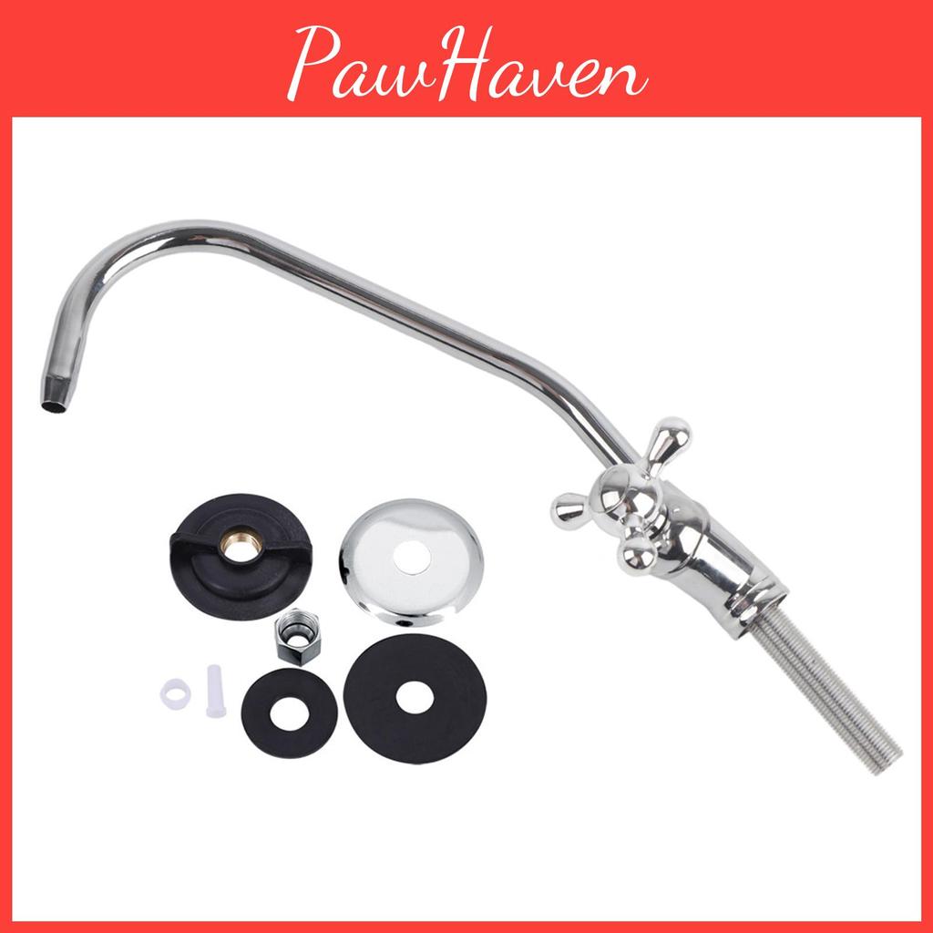 Robinet de cuisine 14"" en alliage de zinc Chrome Filtre à eau potable Osmose Inverse RO