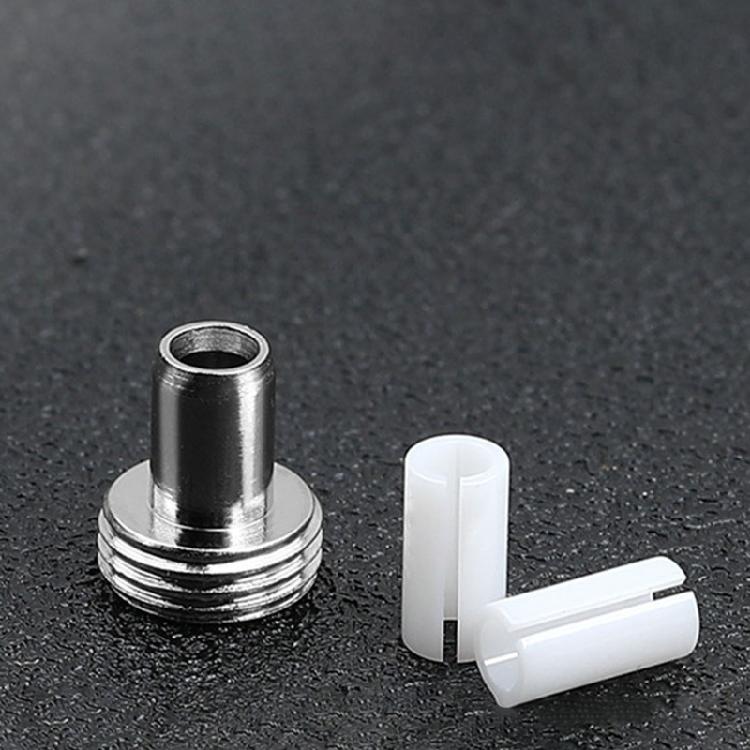 2x Keramikrohrhülsen mit 2x Metallfitting-Verbindern Ersatzteile