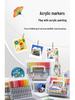 Zhi Jin Liquid Acrylic Marker - Soft Tip, Opaque Watercolor Pen for DIY Graffiti & Elementary School Art.