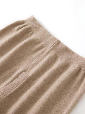 Pantalon en Cachemire Homme Origin Source, Couche de Base Automne/Hiver, Couleur Unie, Protection Ventre et Taille, Chaleur.