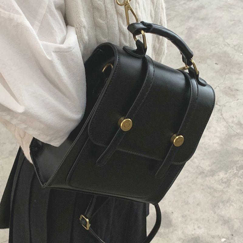 

Carle Women s Retro Student Handheld Backpack Bags Black