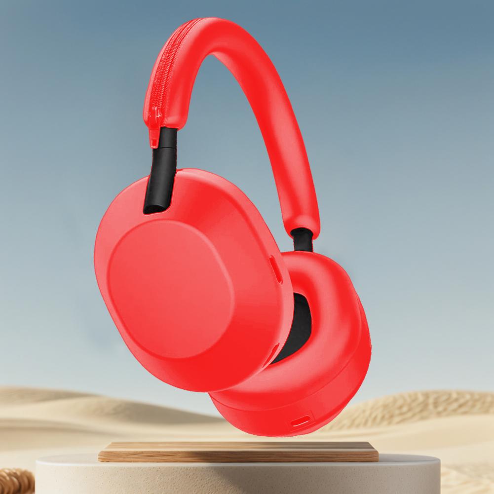 3Pcs Silicone Headphone Cover Headbeam/Earmuff Sleeve/Shell Replacement Headphone Pads Headphone Ear Cushion for Sony WH-1000XM6