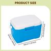 Insulated Portable Chiller 6L Leakproof with Handle Ice Retention Chest Box Outdoor for Grill