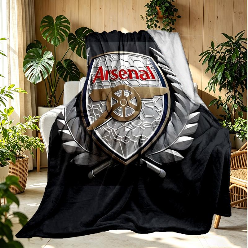 Football team.C Pattern Blanket for Home Decoration, Bed, Sofa, Car Travel, Camping, Suitable for All Seasons, Birthday Christmas Gift