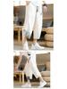 Men's Loose-Fit Cropped Cotton & Linen Pants