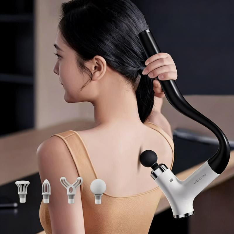 2026 New Detachable Handhel Fascia Gun High Frequency Vibration Body Massage Gun Neck Shoulder Waist Back Handle Massager Fascia Masajer