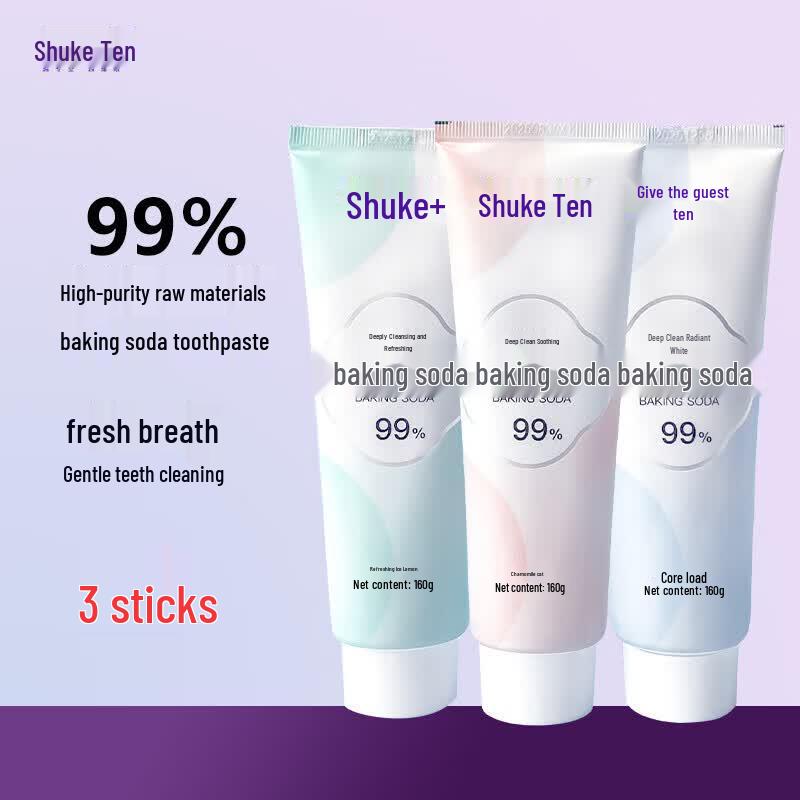 Shuke Deep Clean Toothpaste Triple Pack