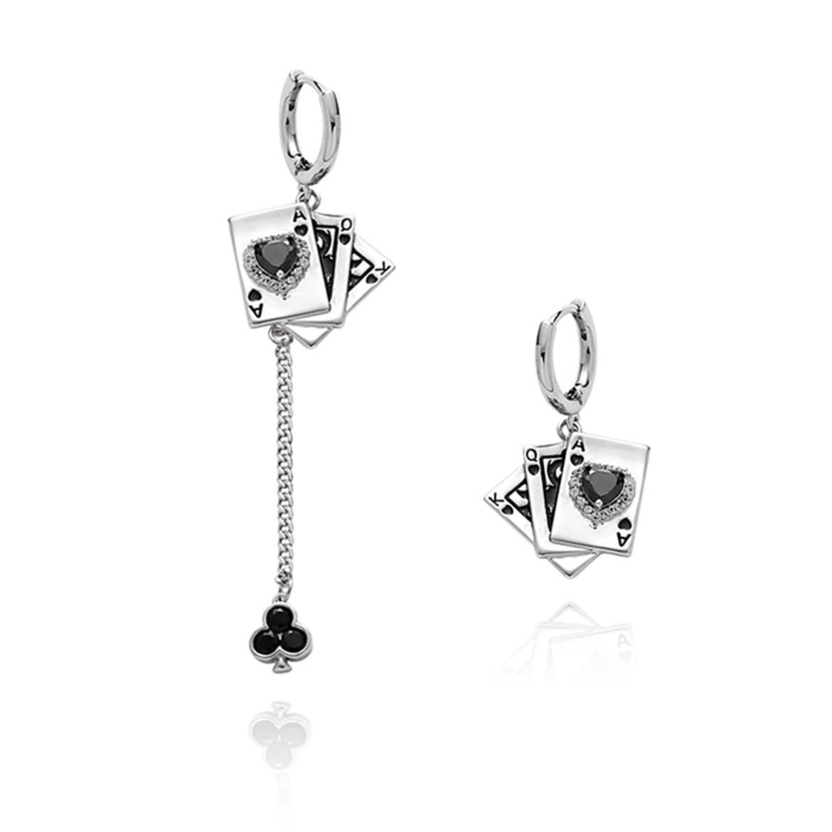 Модные креативные серьги с подвесками в виде пик и красного персика One Size