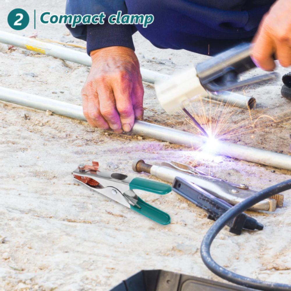 Lightweight Design Welding Clamps Strong Clamping Force Welding Ground Clamp  Sheet Metal Work