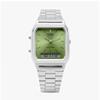 Casio Aq 230a 3amqydf  Aq 230a 3a  Analog Digital Square Vintage Retro Public Metal Watch