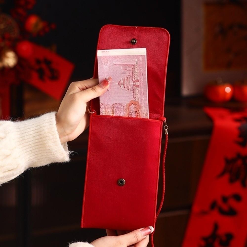 Cartoon Pony Cloth Horse Red Envelope Chinese Style Gift Envelopes Good Lucky Money Bag  Kids Gift