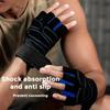 Half-Finger Weightlifting Non-Slip Gloves - 1 Pair Breathable Fitness Gloves For Dumbbell, Strength Training, Riding, Cycling
