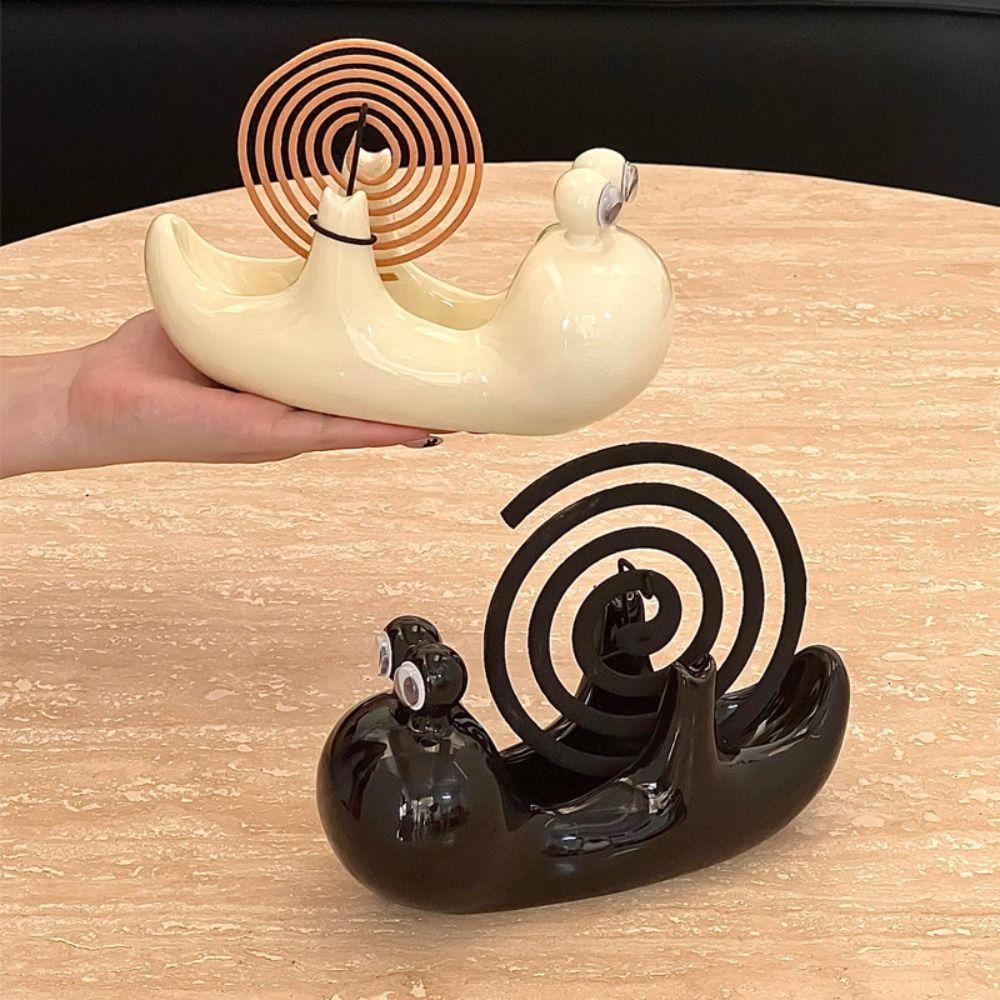 Anti Scalding Mosquito Coil Holder Ceramic Sandalwood Incense Burner Mosquito Incense Rack