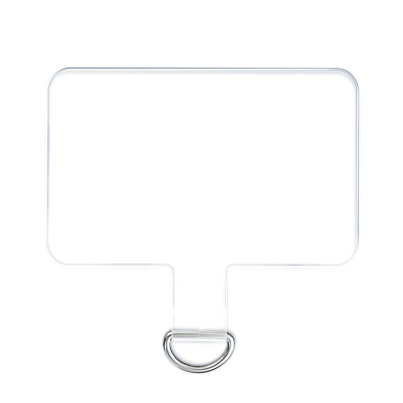 5 pezzi trasparente cordino per cellulare guarnizione guscio carta toppa clip pezzo fisso adesivo posteriore corda universale messaggero TPU pezzo di collegamento