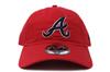 New Era 9TWENTY MLB Atlanta Braves Cap Free Size (Scarlet)