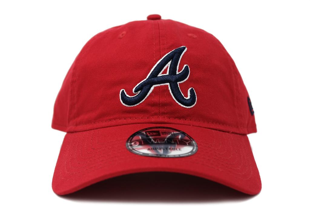 New Era 9TWENTY MLB Atlanta Braves Cap Free Size (Scarlet)