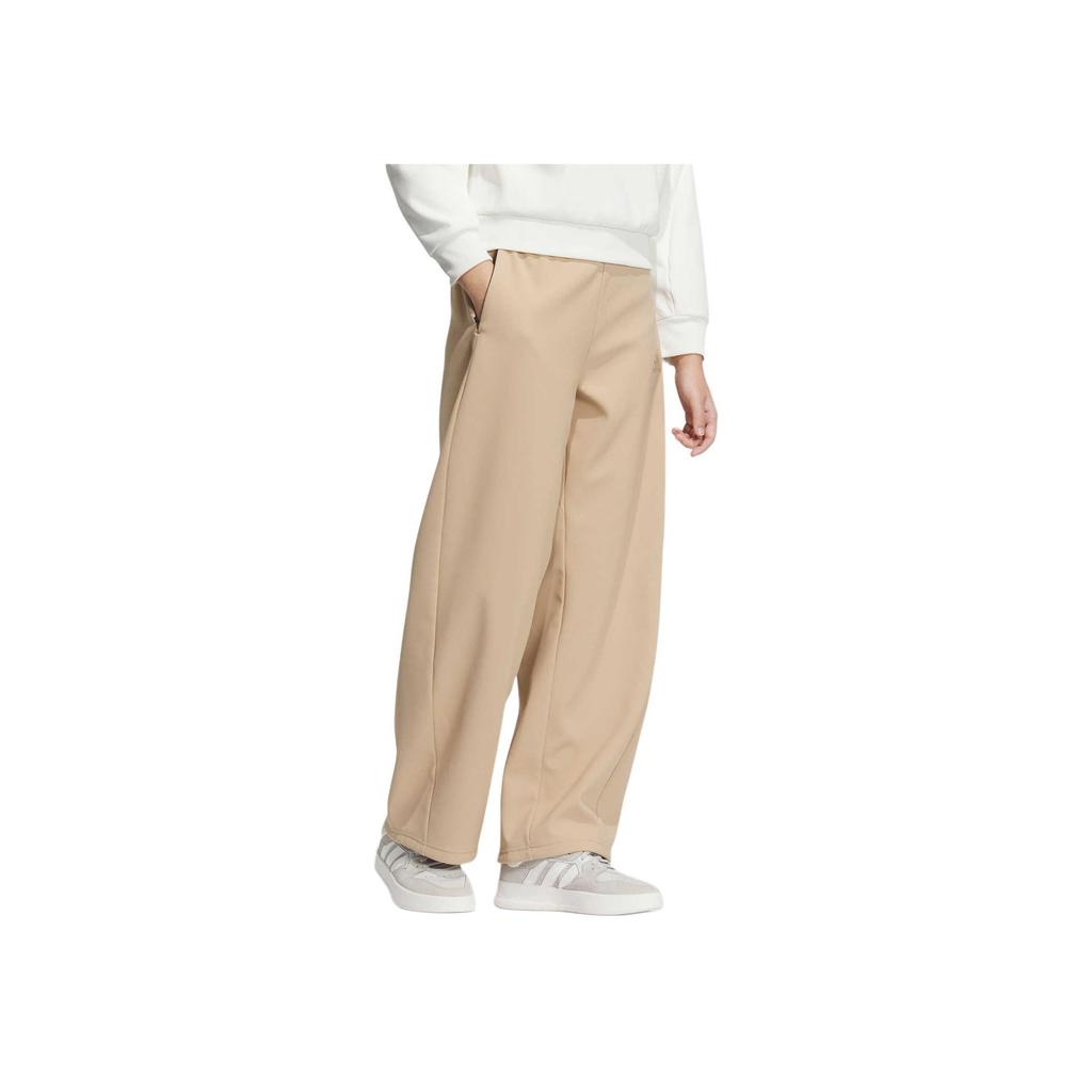adidas Sports Lifestyle Series Casual Fashion Simple Waterproof Knitted Sports Pants Women Bottoms Warm-Sand JM8866
