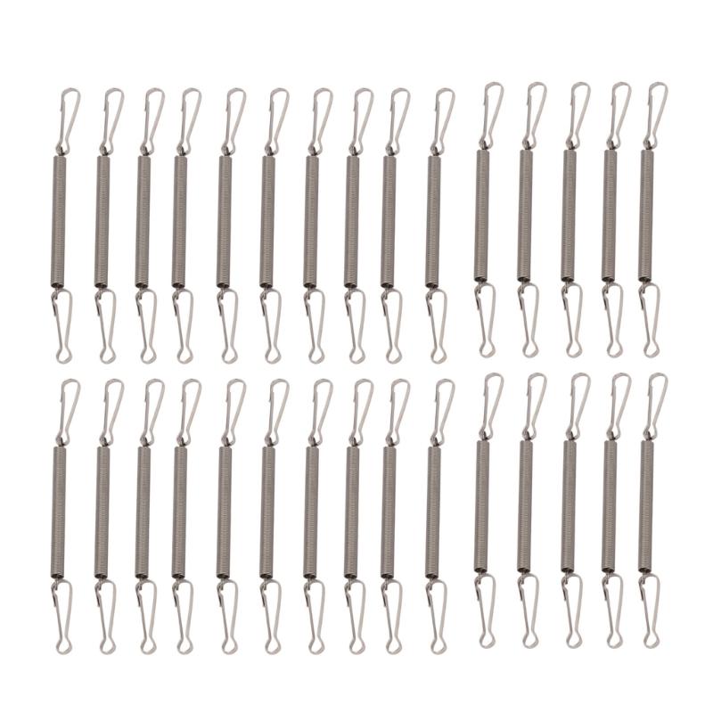 Small Pet Cage Water Bottle Spring Stand for Drinking Bottle Water Feeders StainlessSteel Clip On Stand for Pet Cage