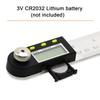 SHANHR 200mm/300 mm Digital Meter Angle Inclinometer Angle Digital Ruler Electron Goniometer Protractor Angle Finder