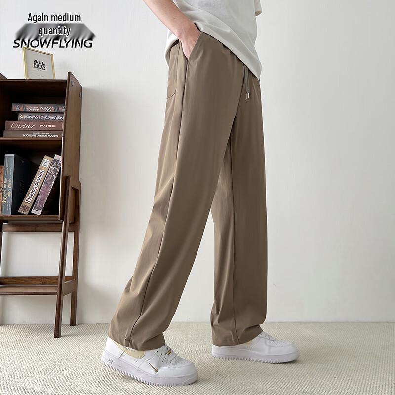 XueZhongFei Men's Straight-Leg Casual Outdoor Pants