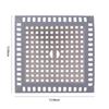 Square Shower Drain Strainers Stainless Steel Anti-blocking Strainer Bathtub Drain Cover  Bathroom