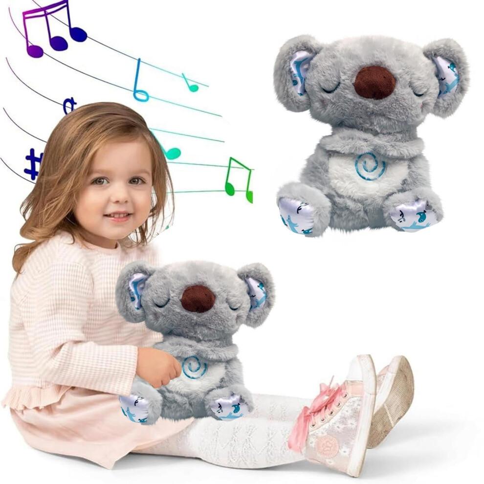 Bedtime Baby Bunny Soother with Starry Projector, Plush Stuffed Animal for Newborns, Calming Night Light, Lullaby, White Noise, Heartbeat