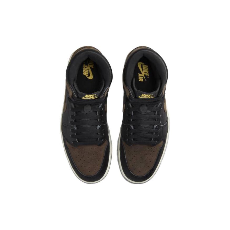 Air Jordan 1 Retro High OG Palomino Unisex Sneakers Brown Black Metallic-Gold DZ5485-020