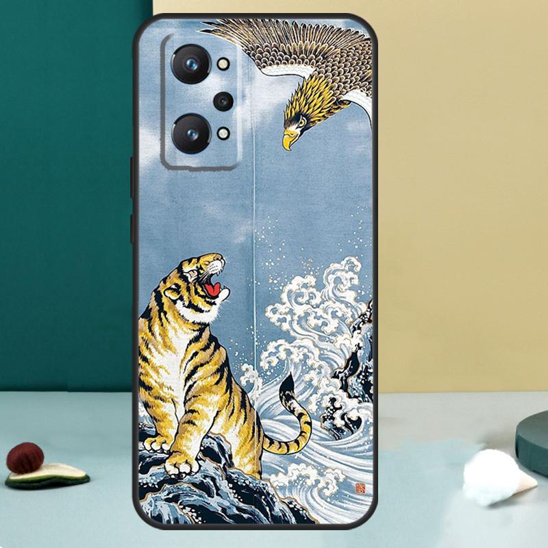 

Fashion Animal Tiger Art For Realme 13 12 10 11 14 Pro Plus GT 6 5 6T GT7 Pro C55 C53 C51 C21Y C25S C75 C67 C61 Case For Realme GT5
