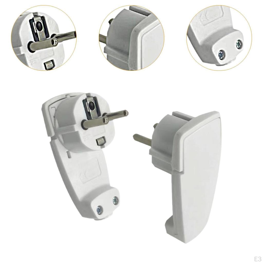 Wiederverdrahtbarer Netzstecker Frankreich Deutschland EU Elektrischer Anschluss