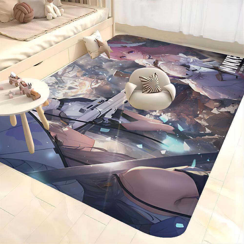 Nikke The Goddess Of Victory Floor Mat Rectangle Anti-slip Home Soft Badmat Front Door Indoor Outdoor Mat Welcome Doormat