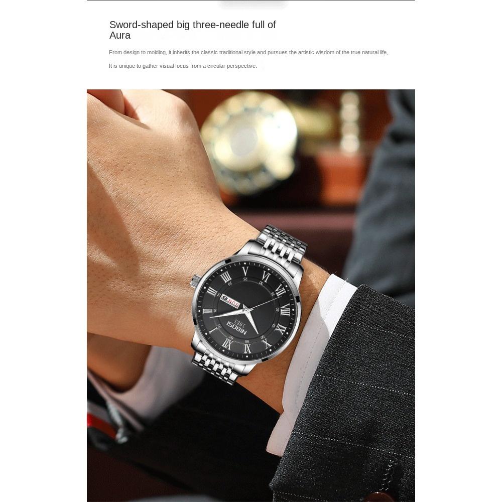 NIBOSI Brand Men's Quartz Watch Fashion Simple Student Watch