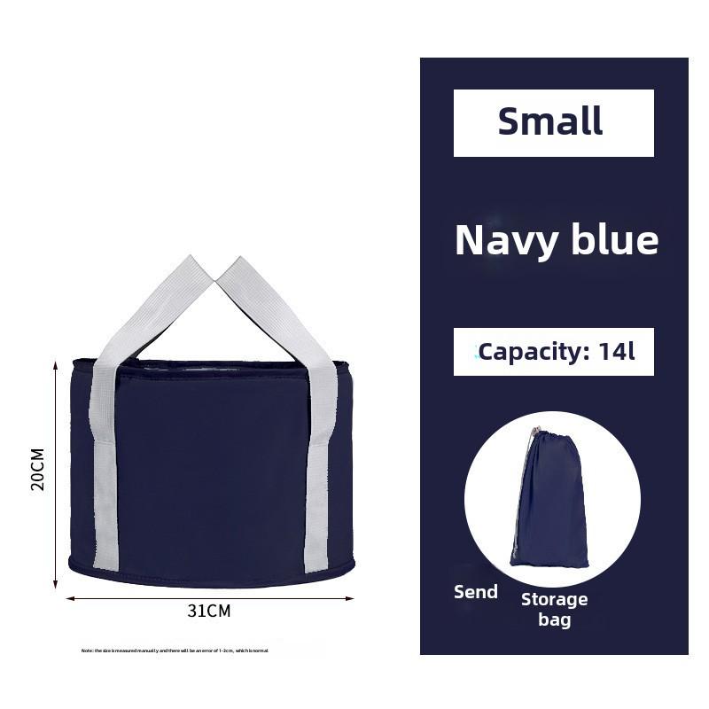 Cadă de călătorie pliabilă pentru picioare: Design portabil, izolat, extra-adânc pentru acoperirea gambelor; Soluție multifuncțională pentru baie de picioare acasă.