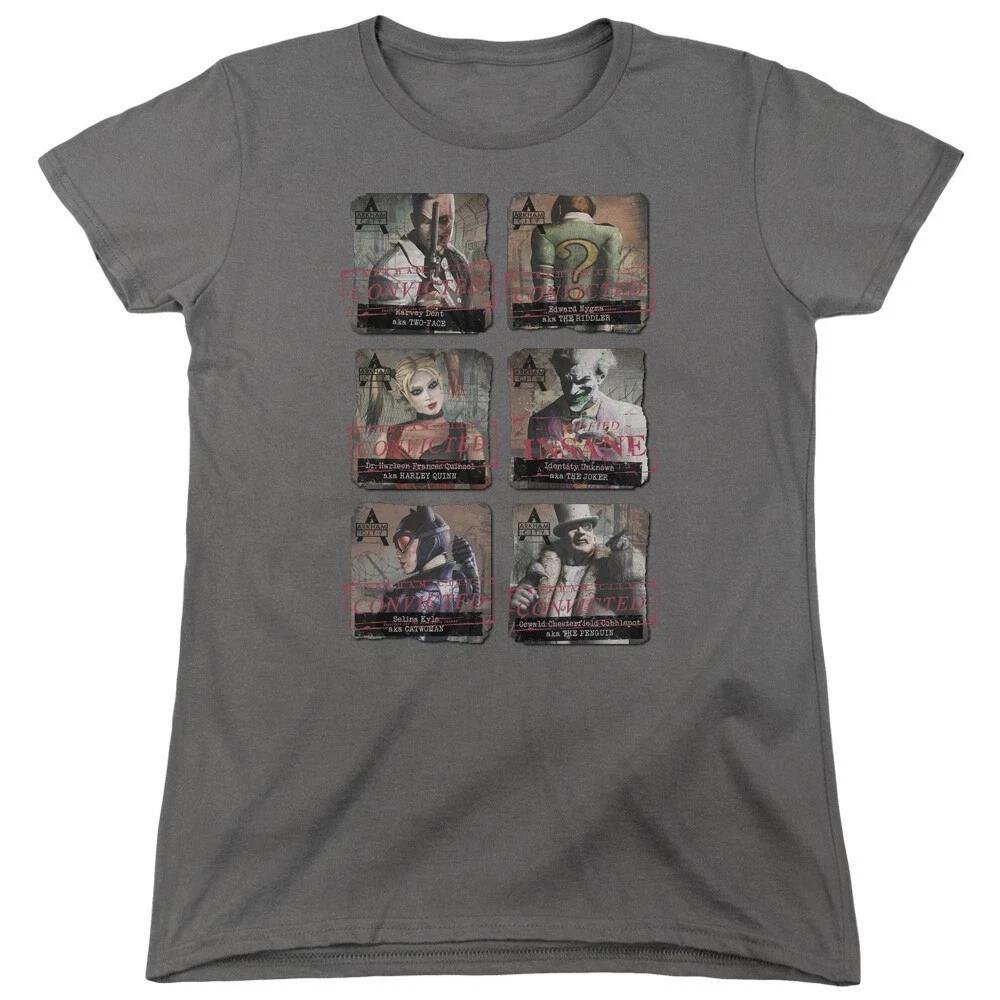 Batman Arkham City  Arkham Lineup  Women s T-Shirt M