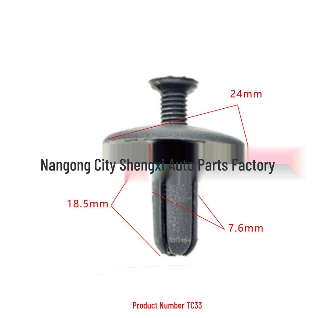 Honda & Toyota Car Fender Liner Clips - Mudguard Accessories & Installation Buckles